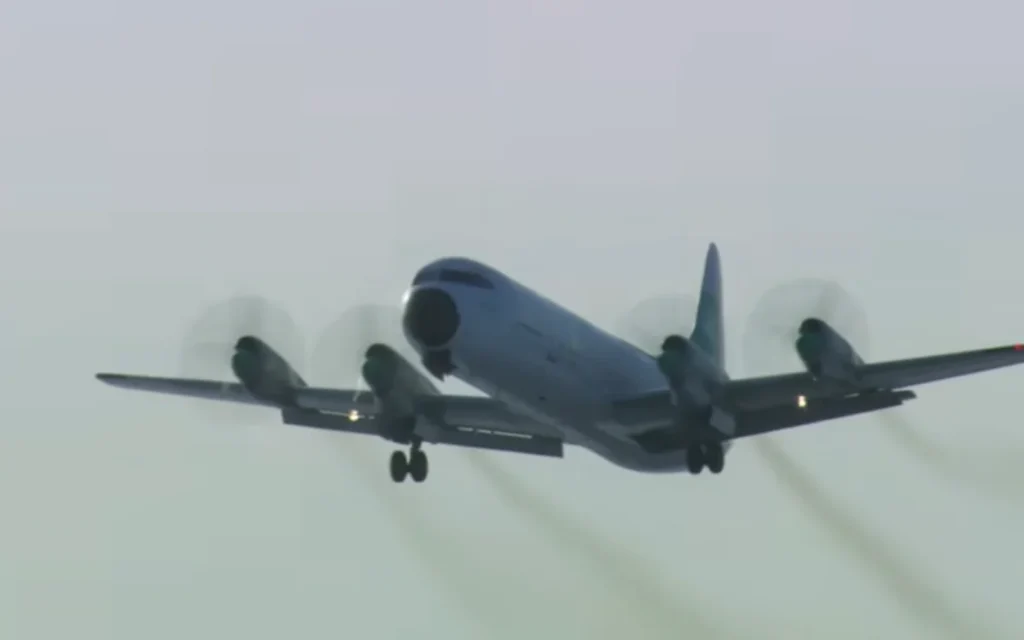 A Canadian man flew to England to buy the very last Lockheed L-188 Electra still flying in the UK - and he even got a touching send-off.