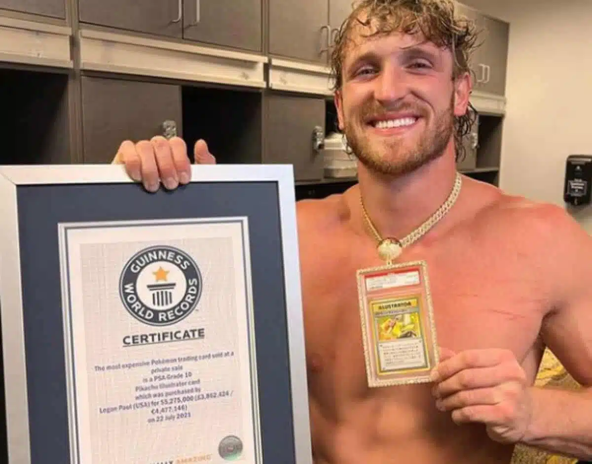 Logan Paul buys 'world's rarest' Pokémon card for $5.3 million