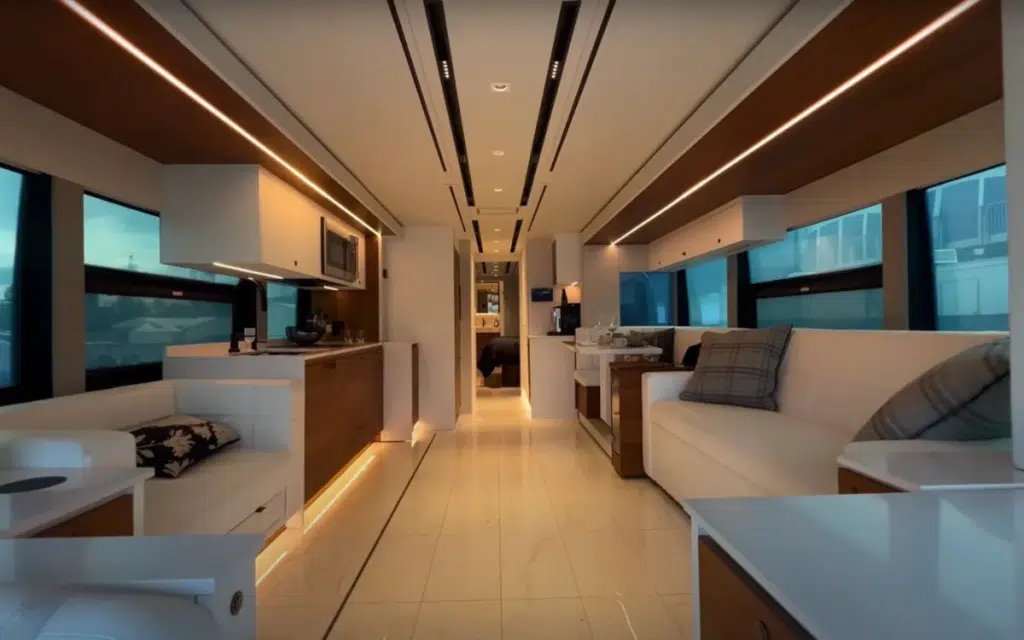 Man living in NYC decided to live in the Loki Coach 'most expensive motorhome in the world'