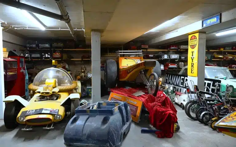 london secret car collection cave