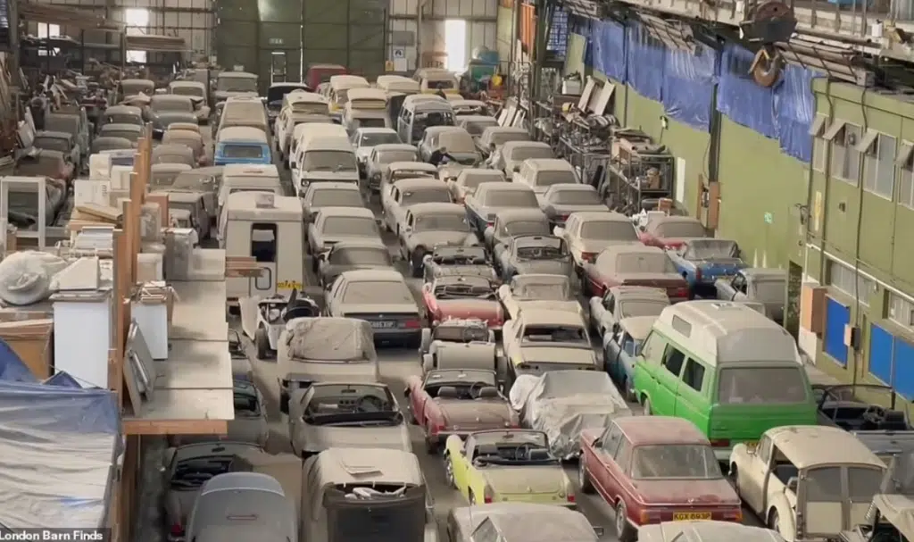 Stunned car lover calls London barn find the most unbelievable sight of his life