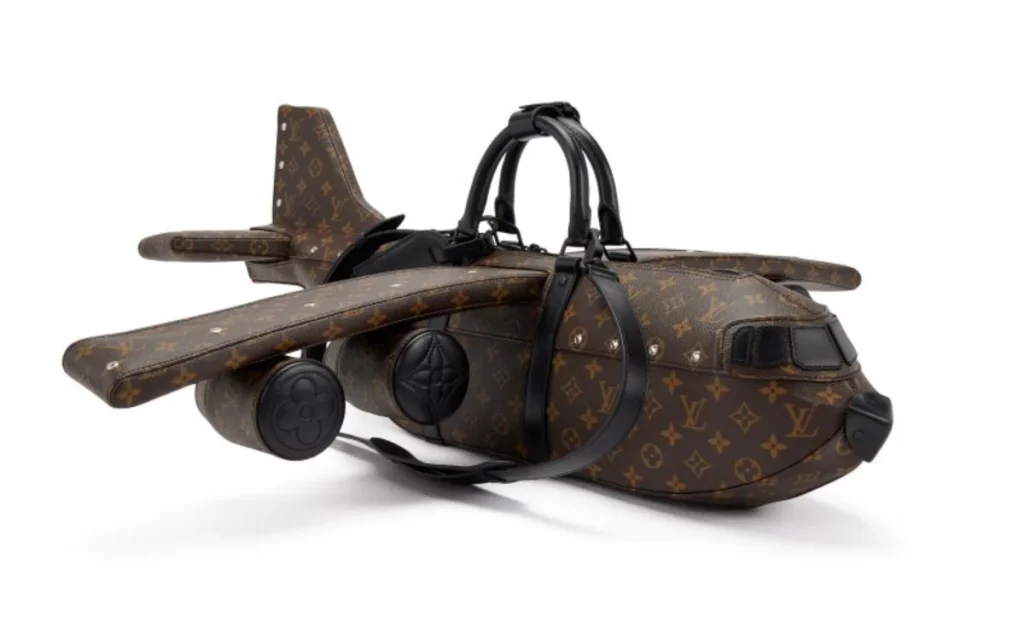 A Virgil Abloh Louis Vuitton airplane bag is now priced so high it rivals the cost of a real small aircraft - luxury taken to a whole new altitude