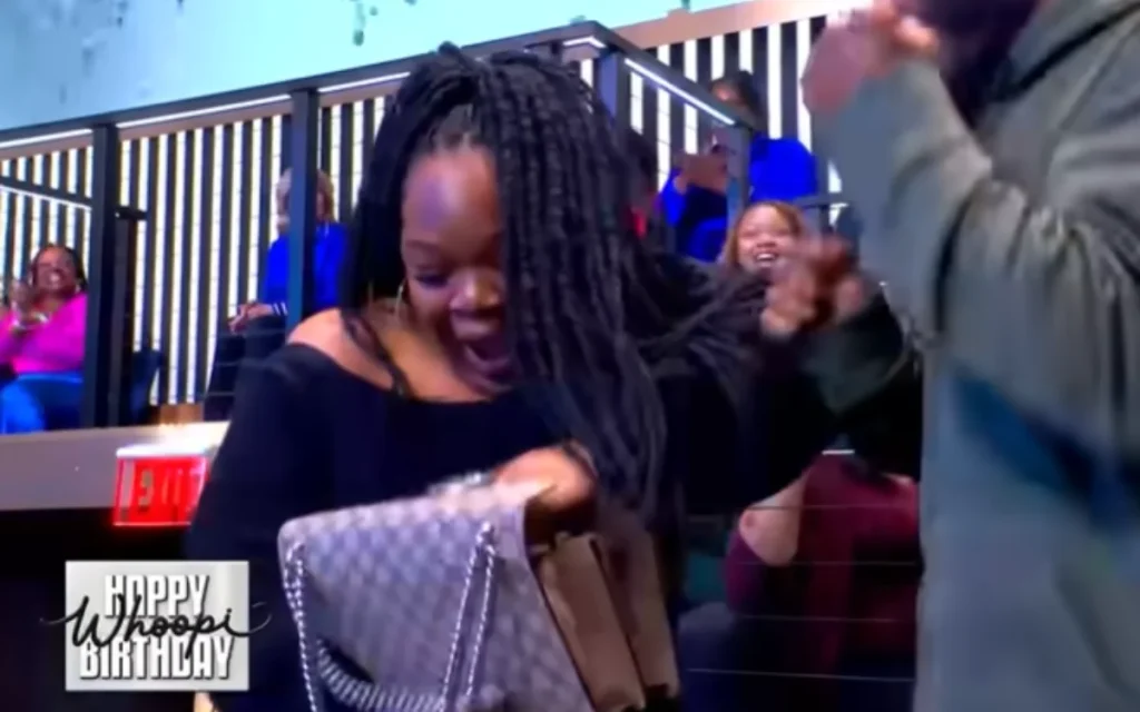 Whoopi Goldberg surprised a fan of her show The View with a brand-new Lucid Gravity EV SUV