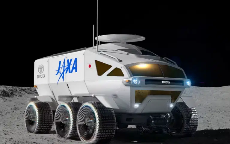 Toyota collaborated with NASA to test the Lunar Cruiser, a Land Cruiser for the moon