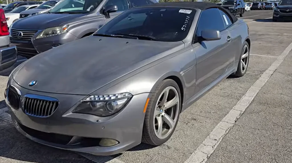 An ugly, sun-destroyed dashboard slashed the value of this BMW M6 in half, so one US buyer grabbed a $1,980 donor car and took a gamble