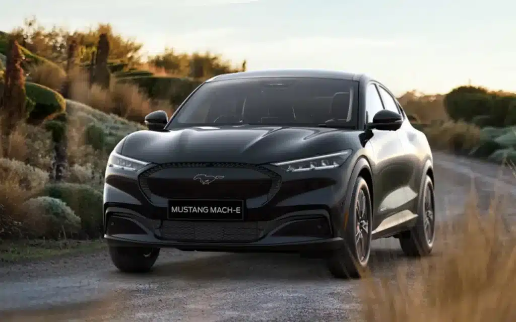 The Ford Mustang Mach-E outsold the gas Mustang 2:1 in August, with EV and hybrid sales driving growth while the classic pony car slips further behind