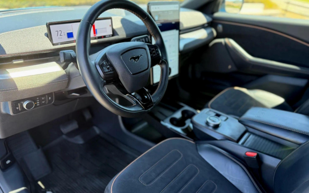 This one-owner 2022 Ford Mustang Mach-E GT came with an original price tag of $63,335, but it recently sold at auction for less than half of that