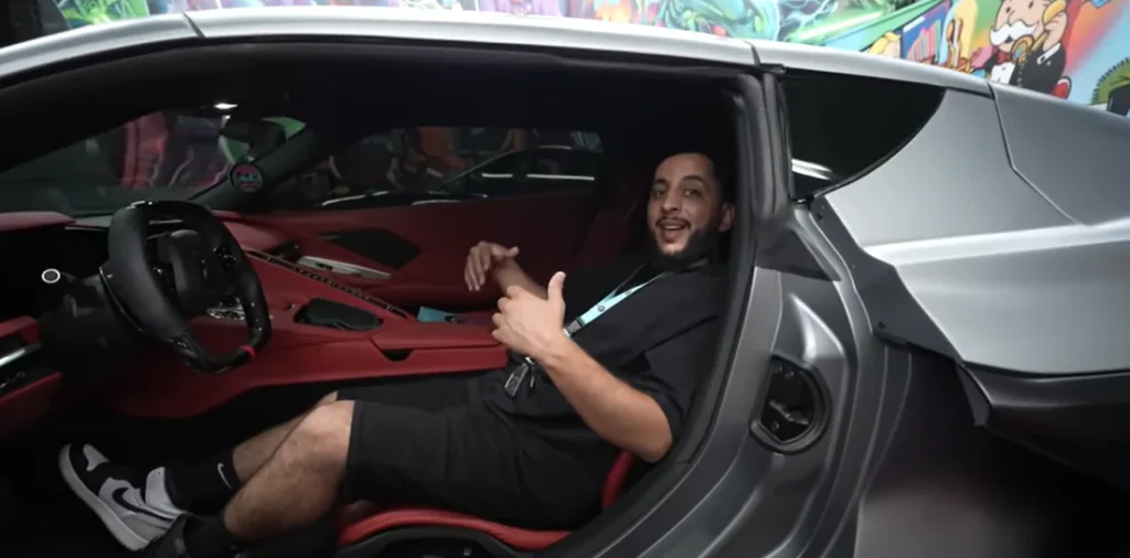 Shaq's biggest ever custom Corvette goes side-to-side with a regular factory stock version to show off the extreme differences