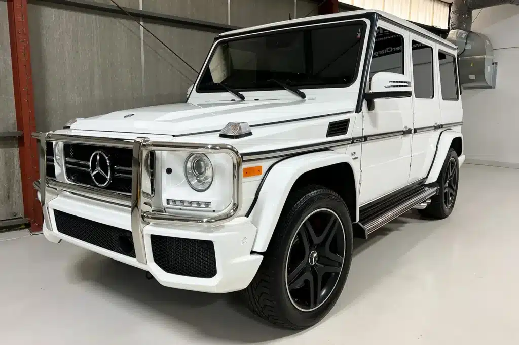 Man selling mercedes g-class G-Wagen accidentally bids on his own car and wins auction