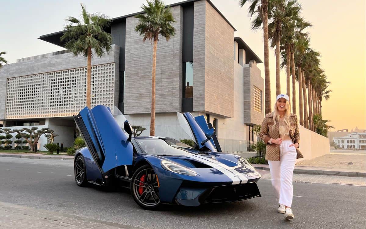 Supercar Blondie with Ford GT and $40 million mansion