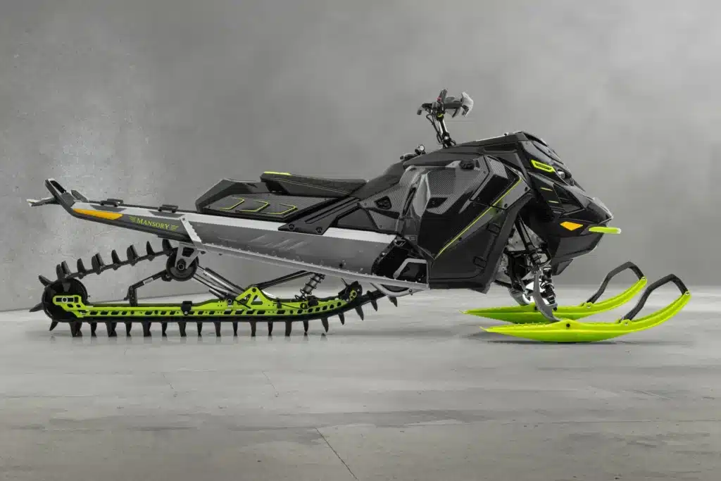 Meet the 'Black Lizard', a 205HP carbon snowmobile from Mansory