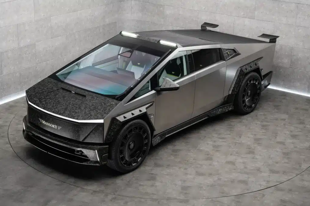 Mansory has gone all in on creating a custom Tesla Cybertruck with forged carbon