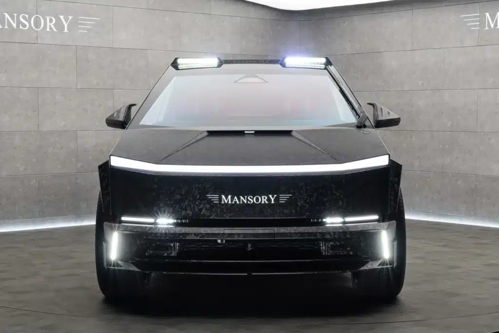 Mansory has gone all in on creating a custom Tesla Cybertruck with forged carbon