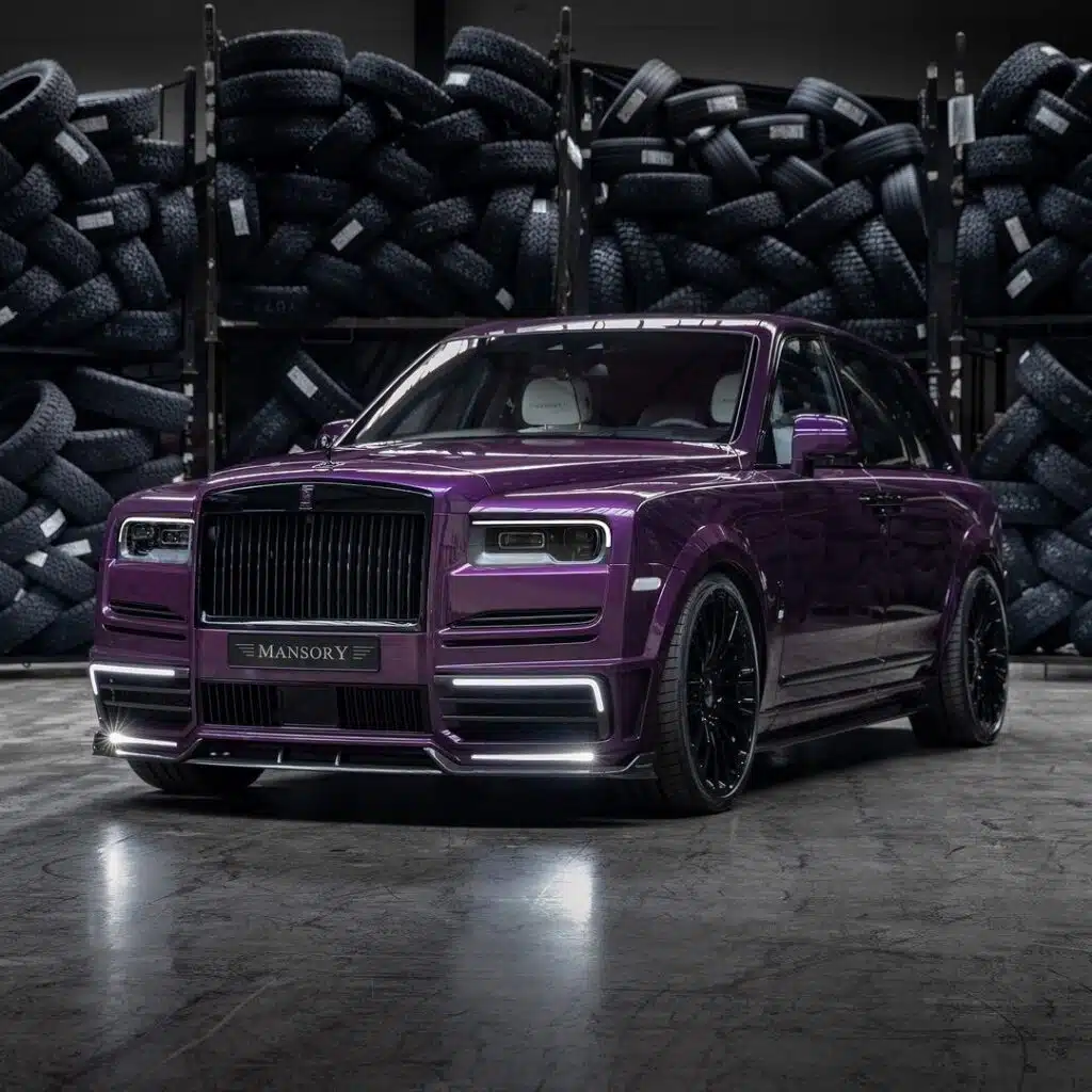 Mansory converts Rolls-Royce Cullinan into purple wagon