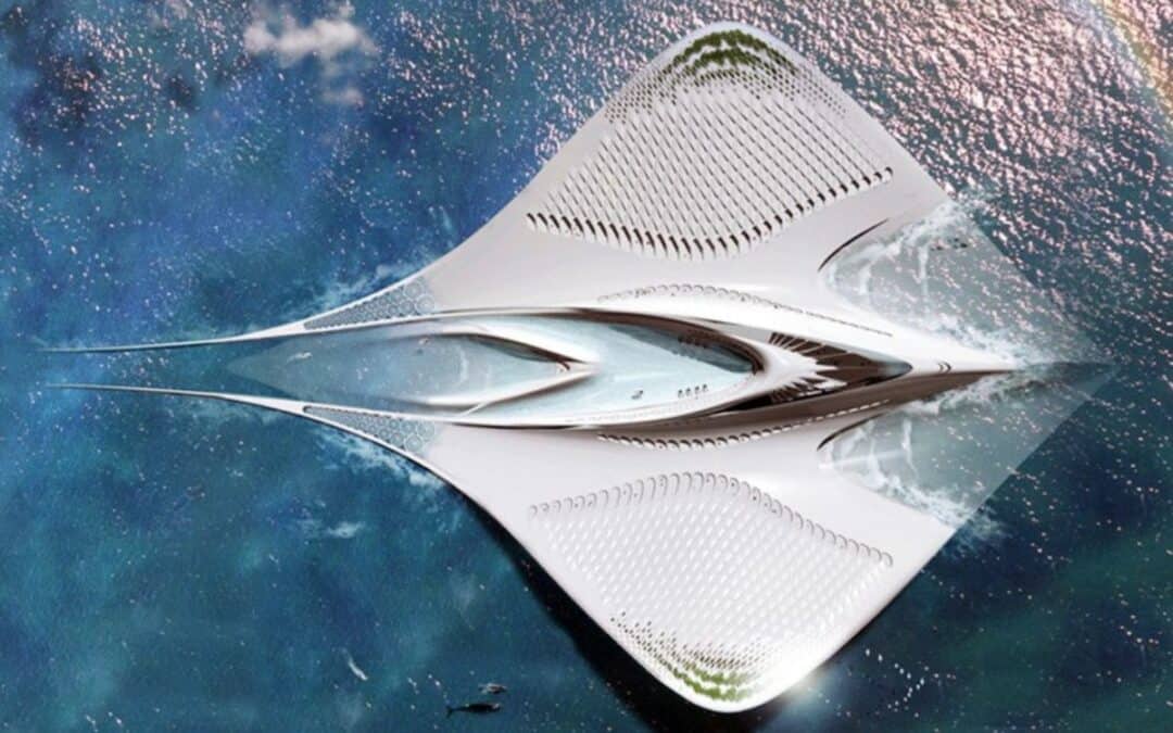 This floating city looks like a manta ray for a very specific reason
