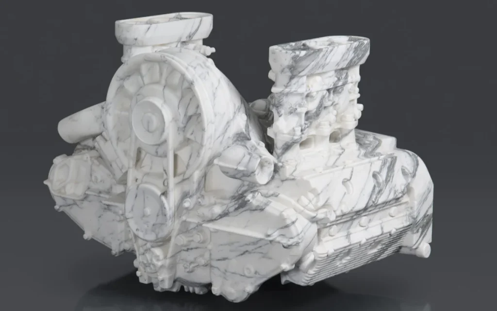 Ask any car lover, and they’ll tell you the Porsche 911 is a work of art, but one man has taken this to a whole new level and is carving life-sized parts out of marble