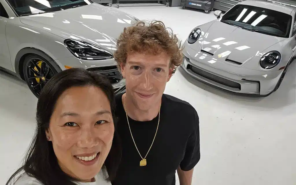 mark zuckerberg porsche cayenne minivan