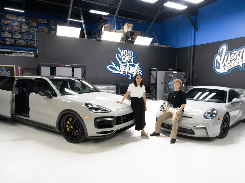 mark zuckerberg porsche cayenne minivan