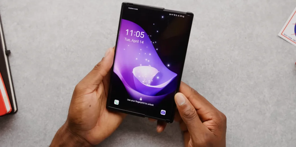 Marques Brownlee reveals rare hands-on look at an unreleased LG rollable phone that never made it to market