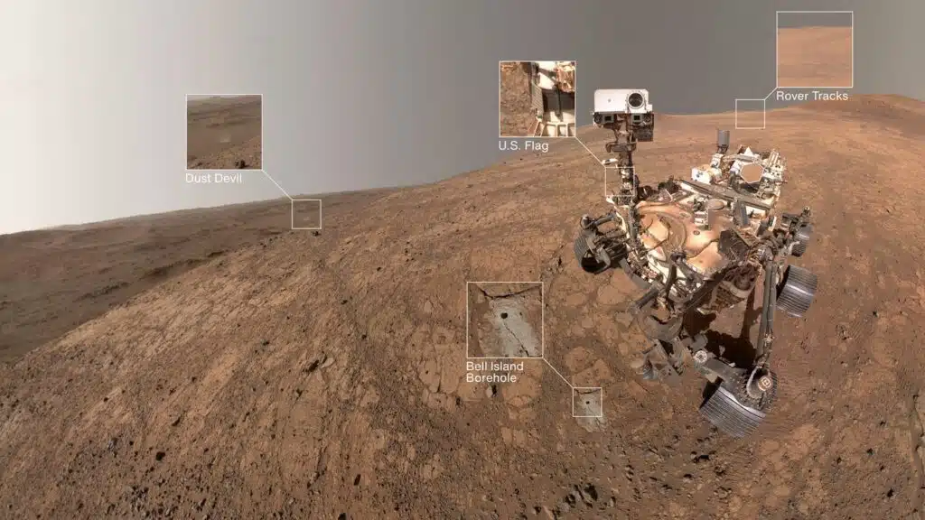 NASA's Perseverance Rover takes 'classic' selfie on Mars with unexpected guest
