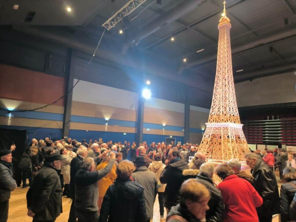 Man spent 8 years building 23ft tall Eiffel Tower replica out of matchsticks but suffered heartbreak at the end