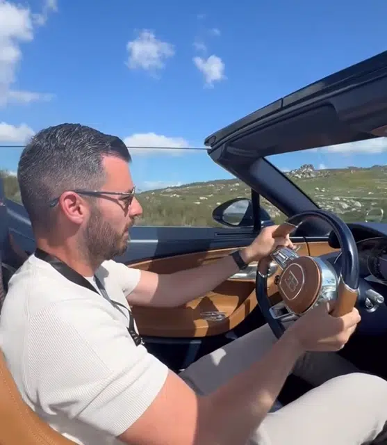 Bugatti CEO Mate Rimac showed us all what it's like to drive the convertible Mistral