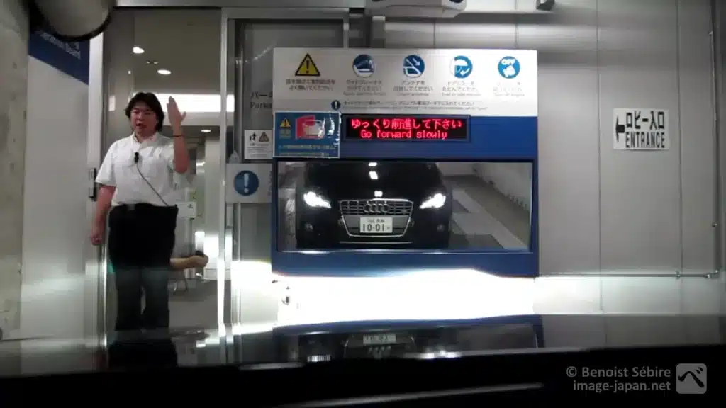 This automated car park in Japan effortlessly swallows cars like magic