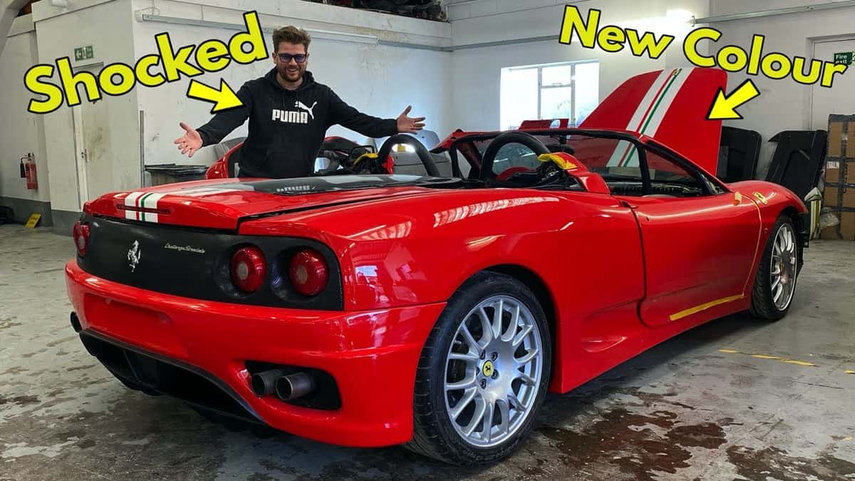 Italian supercar fan builds world’s first Ferrari 360 Challenge Stradale 'Spider'