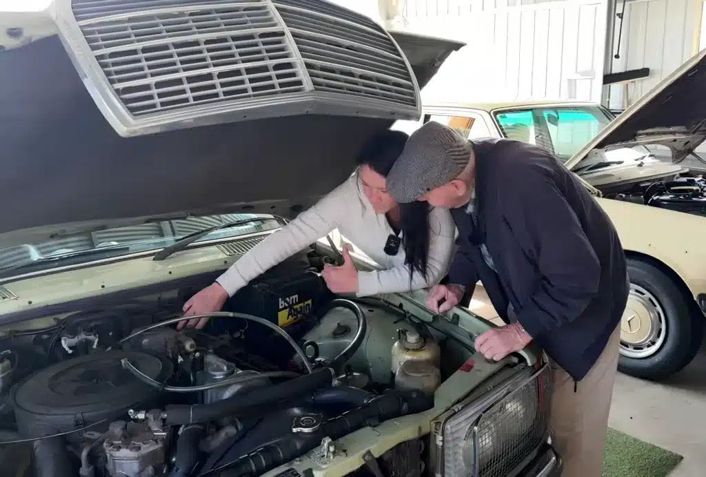 Doug Marchant Mercedes mechanic