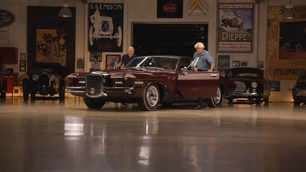 Jay Leno drove the only 1966 Duesenberg Model D ever built, a luxury revival car designed to rival Rolls-Royce before the ambitious project collapsed