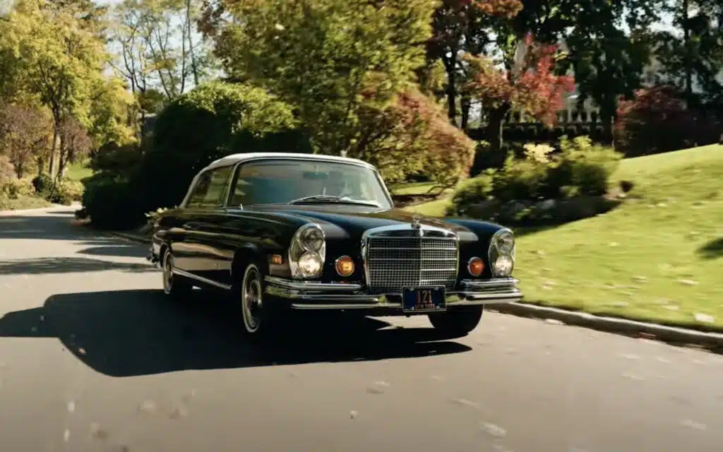 New York family send Mercedes-Benz 280 SE sitting in storage for 30 years to Germany for restoration, the car has a claim to fame from its past life