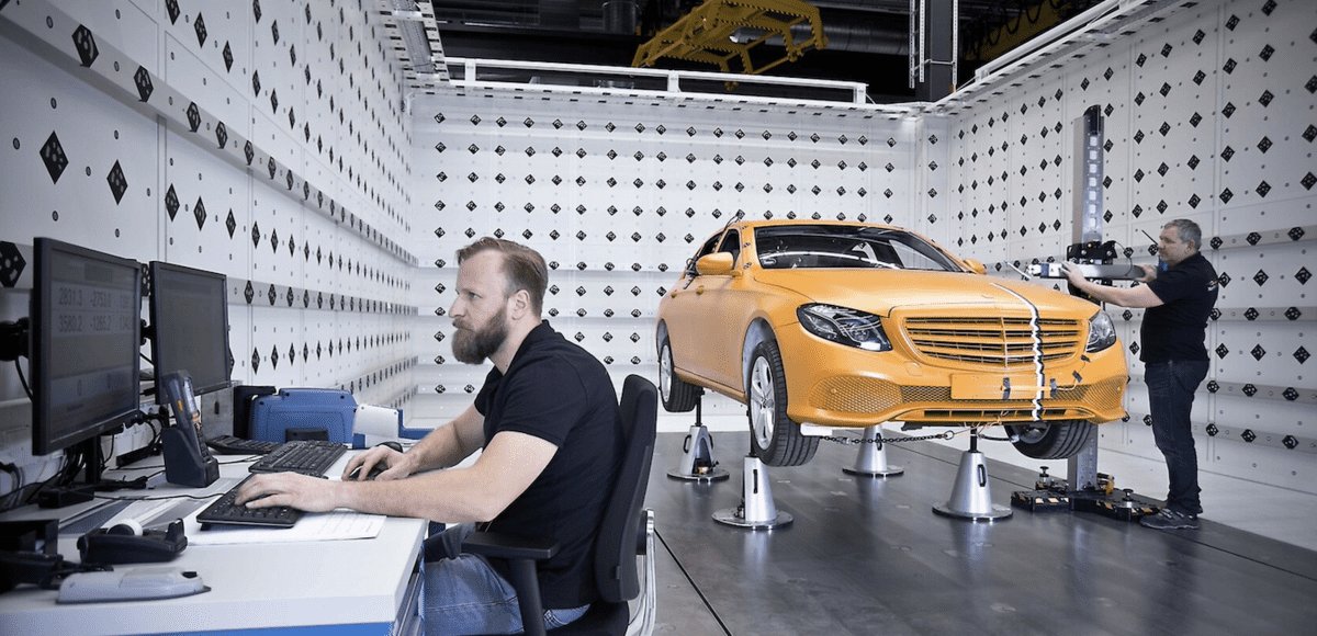 Mercedes crash test center