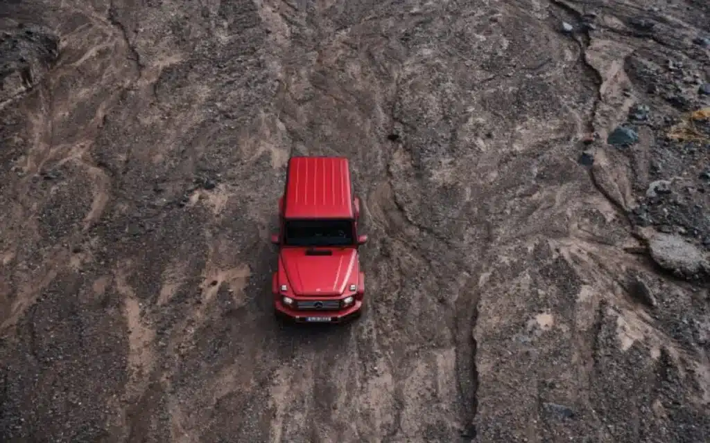 Mercedes-Benz drove the G-Class sideways on a wall in physics-defying stunt 'never before attempted'