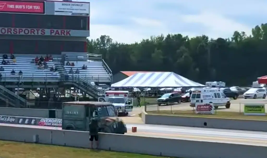 Rust bucket milk truck actually hits 114mph on the track