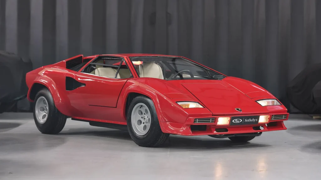 A New Jersey car dealer paid $1.2 million for a miniature Lamborghini Countach, proving even tiny supercars can carry massive price tags