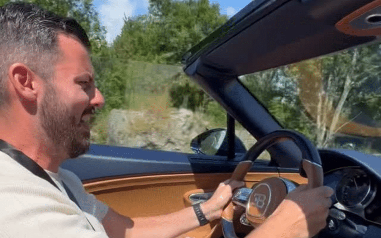 Bugatti CEO Mate Rimac showed us all what it's like to drive the convertible Mistral