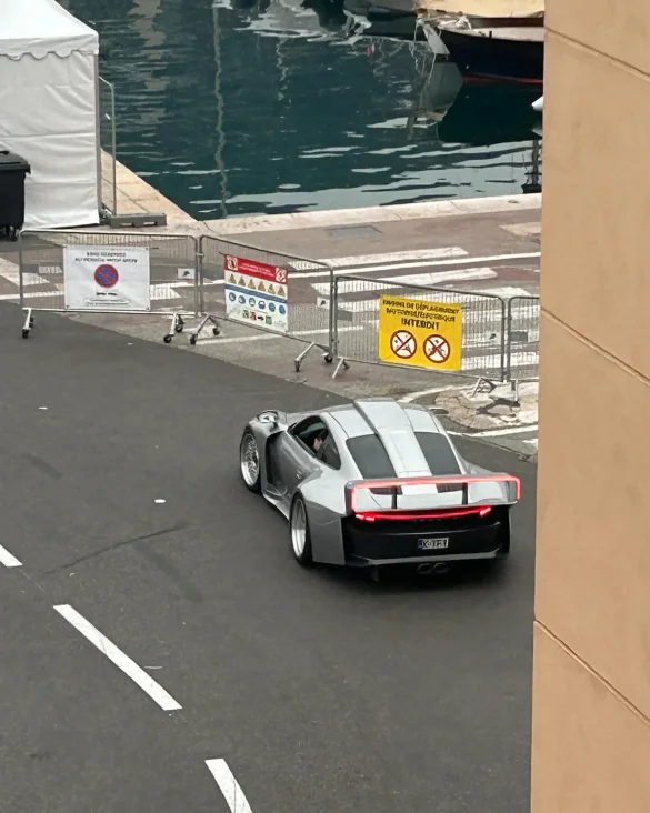 Ultra-rare Porsche 911 GT1 Carbonerre Manta stuns in Monaco, flaunting full carbon body, active aero, and Le Mans-inspired design on the streets