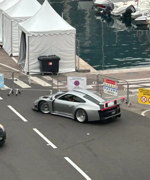 Ultra-rare Porsche 911 GT1 Carbonerre Manta stuns in Monaco, flaunting full carbon body, active aero, and Le Mans-inspired design on the streets