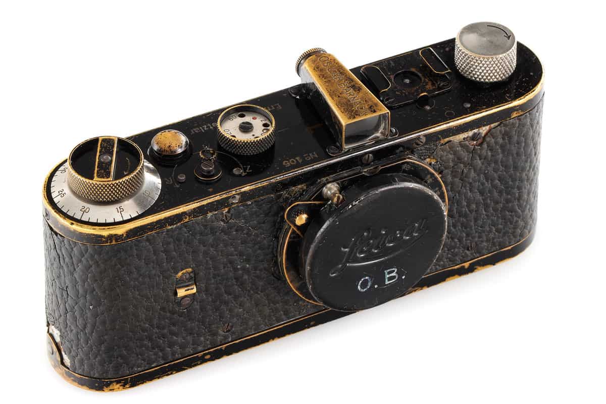 A more front-on view of the world's most expensive camera, which sold for $15 million.