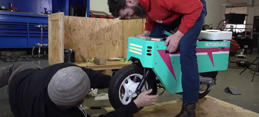 Nashville creator sent hand-built motorbike by subscriber was genuinely blown away by how epic it is