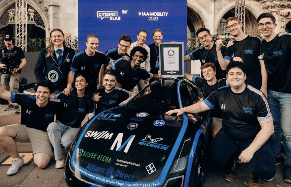 Students create EV that goes 1,600 miles on just one charge destroying record