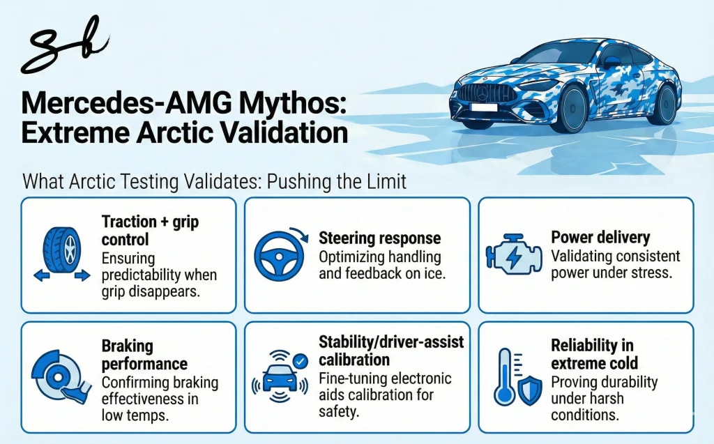Extreme Mercedes-Benz AMG Mythos prototype is spotted testing near the Arctic Circle, hinting at a radical new collector model still wrapped in secrecy