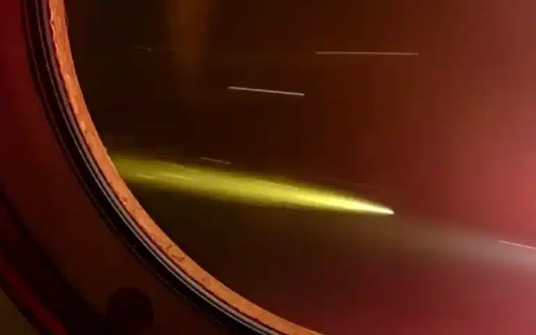 Incredible footage shared by NASA shows what astronauts see as they re-enter the Earth’s atmosphere after being in outer space