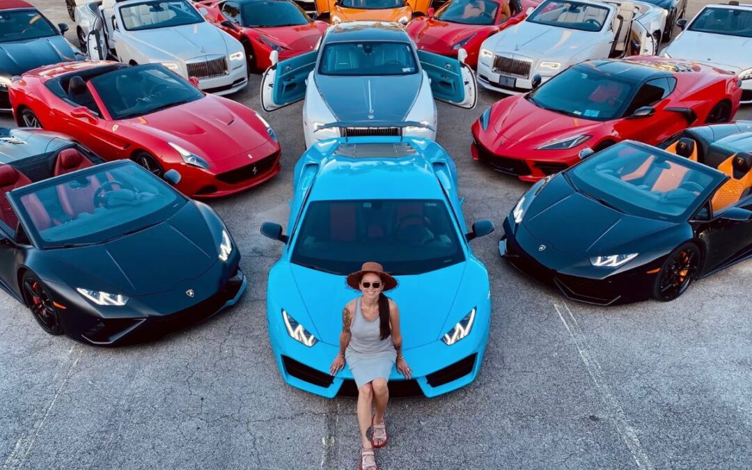 Woman earns almost $1 million a year from insane 69 car fleet