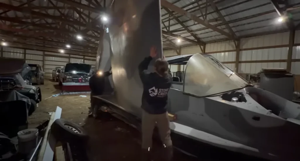 A one-of-one Navy hovercraft sends a YouTuber flying cross-country, and getting it home turns into something far stranger than expected.