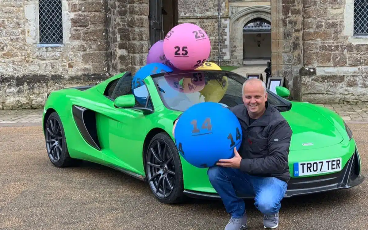 Mechanic who won $136m lottery prize now owns fleet of supercars and own race team