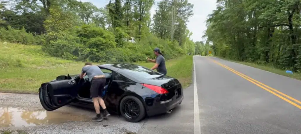 Alabama man found wrecked Nissan 350Z in the woods and rebuilt it