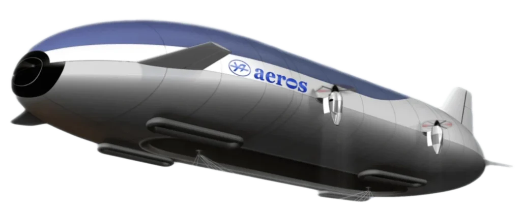 Los Angeles could get a massive 555-foot flying warehouse airship from the Aeros company twice the length of a Boeing 747