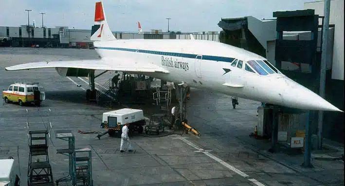 Concorde at airport
