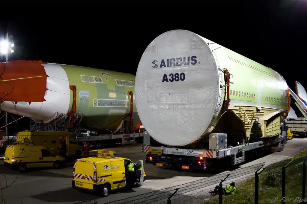 airbus a380 production process